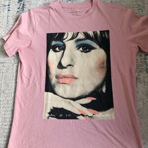 Coach X Richard Bernstein Pink Barbra Streisand tee - size medium
